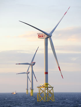 Windpark alpha ventus