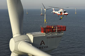 Windpark alpha ventus