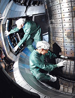 Plasmagefäß von ASDEX Upgrade