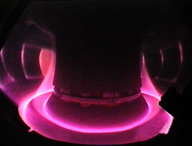 Plasma der Fusionsanlage ASDEX Upgrade