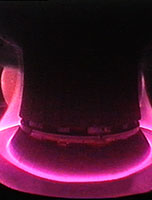 Plasma der Fusionsanlage ASDEX Upgrade
