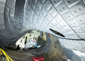 Das Plasmagefäß von Wendelstein 7-X