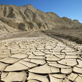 Trockenes Land