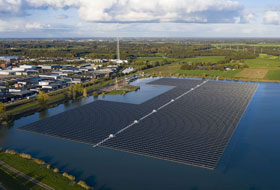 Schwimmender Solarpark Sekdoorn