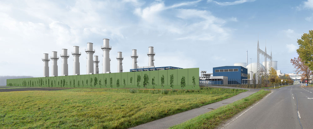 geplantes Gaskraftwerk in Biblis