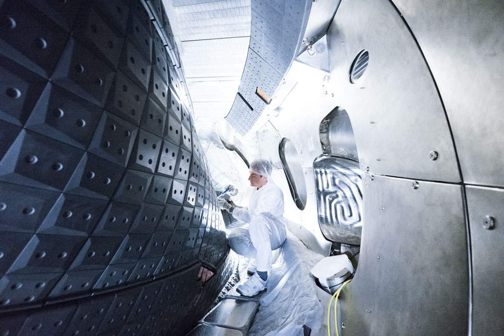 Plasmagefäß von Wendelstein 7-X